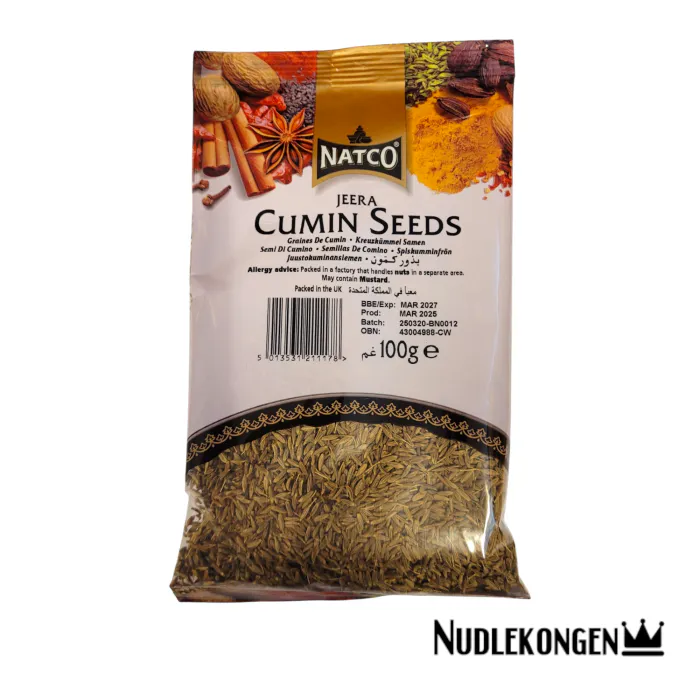JEERA SPISSKUMMENFRØ - 100 GR