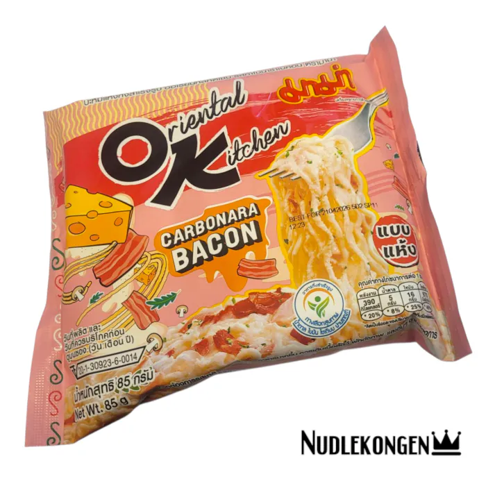 INST. NOODLE ORIENTAL KITCHEN CARBONARA BACON - 85 GR