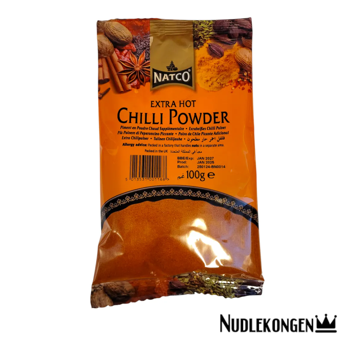 EKSTRA STERKT CHILIPULVER - 100 GR