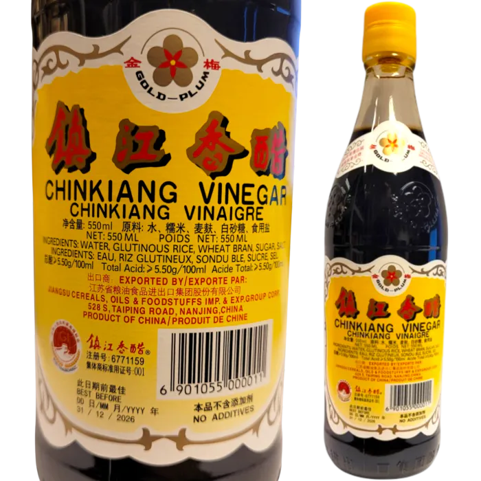 CHINKIANG BLACK VINEGAR - 550 ml