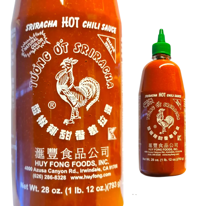 SRIRACHA HOT CHILLI SAUCE - 793 GR