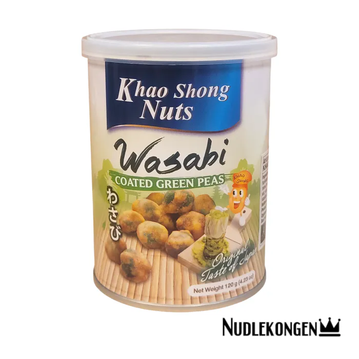 WASABI COATED GREEN PEAS - 120 GR