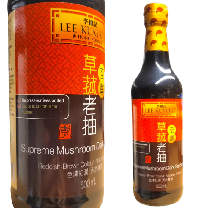 LEE KUM KEE SUPREME MUSHROOM DARK SOY SAUCE - 500 ML